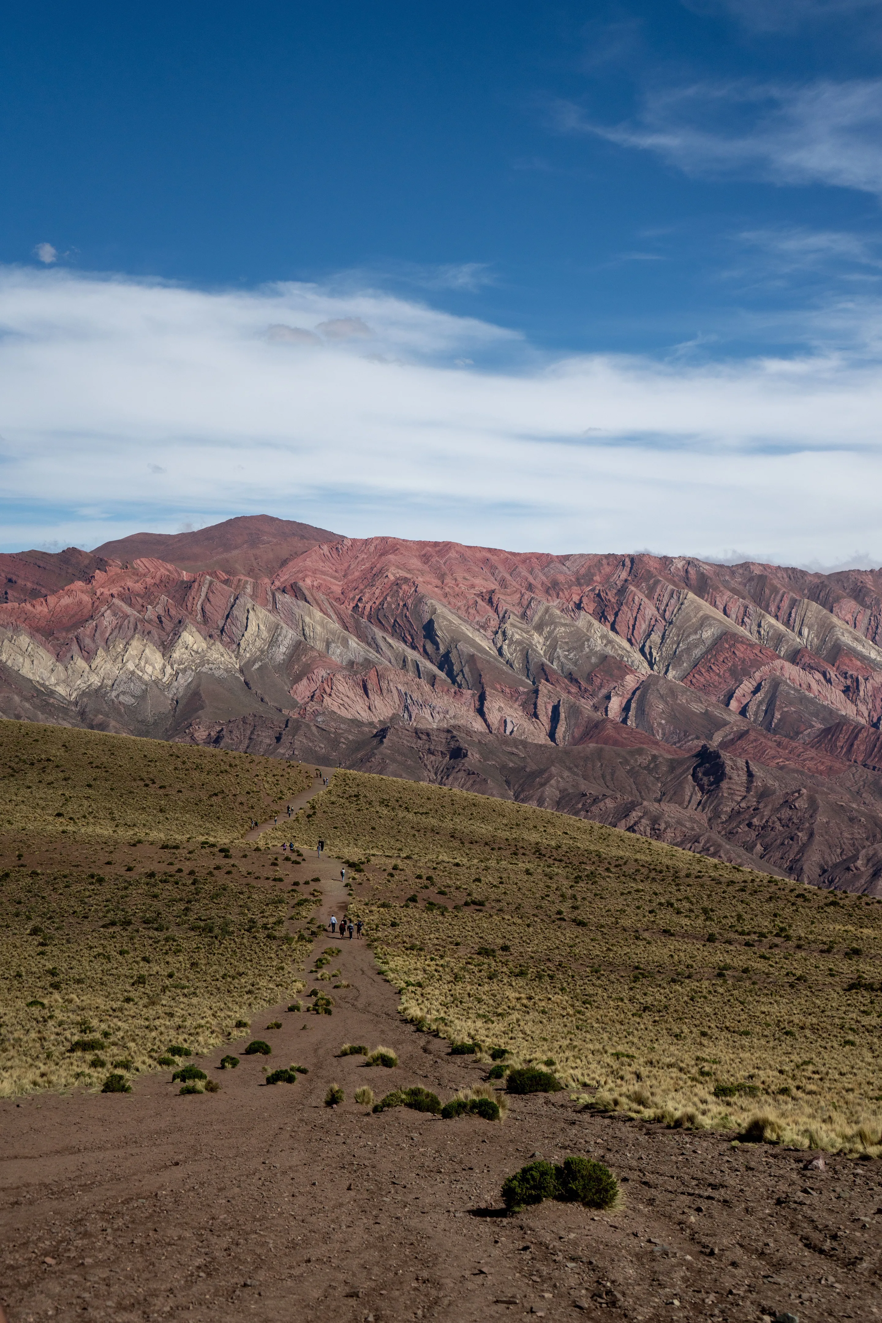 Folded coloured ridges of the Serranía de Hornocal