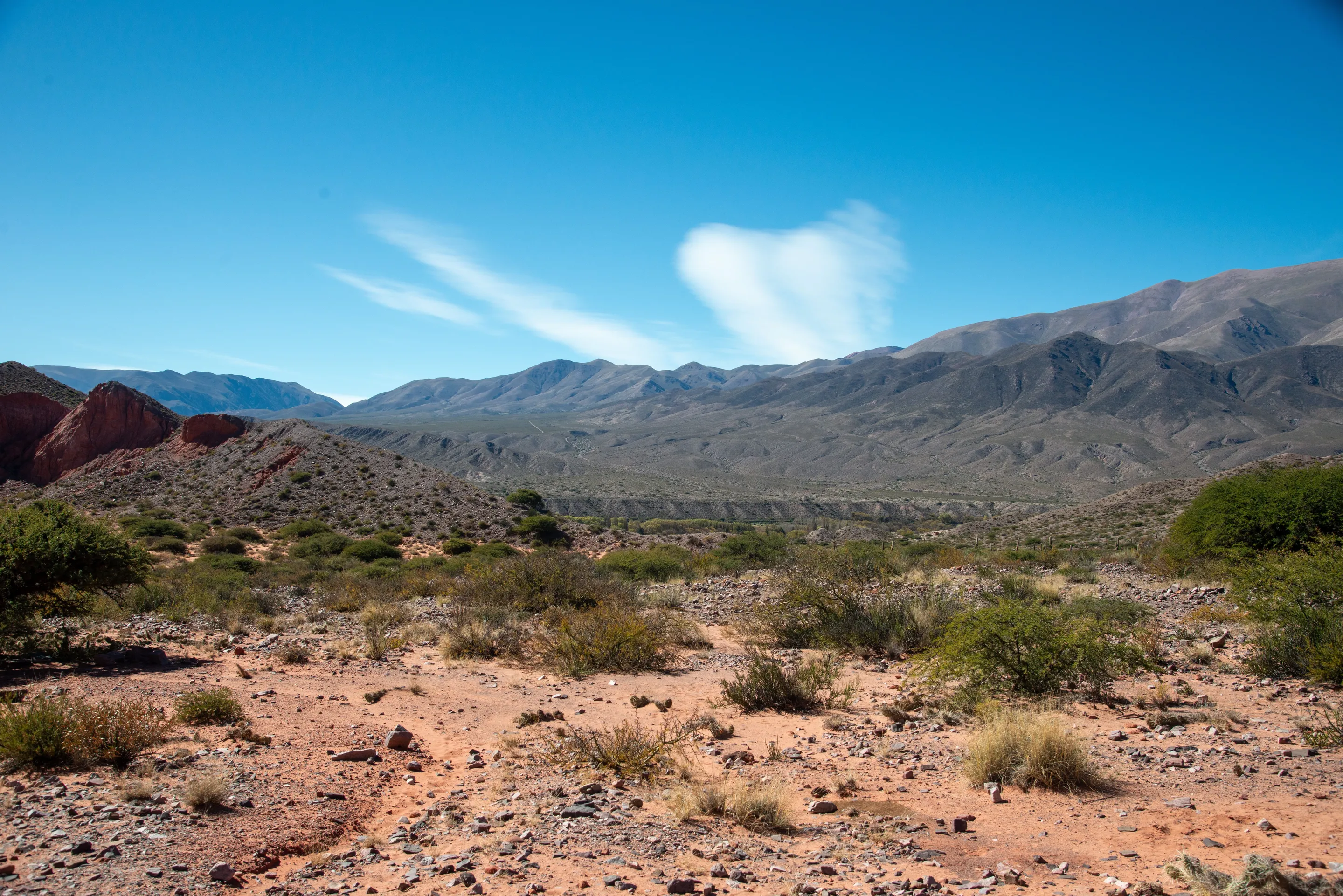 Arid mountain scenery in Jujuy Province.