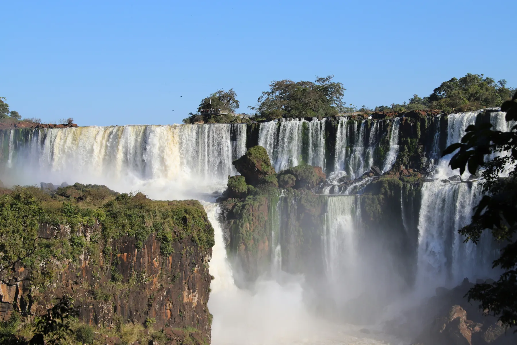 Iguazú Falls and surrounding rainforest