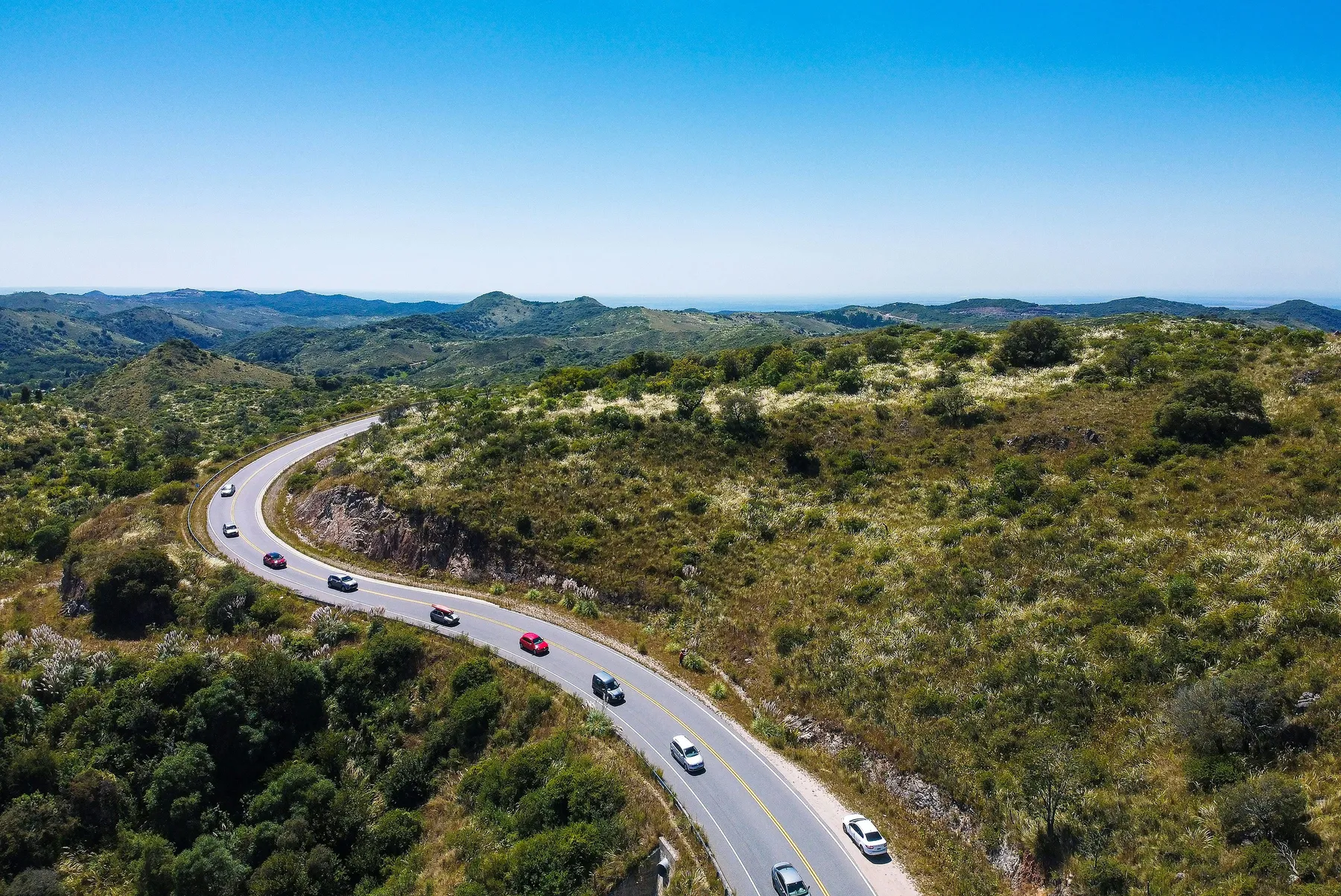 A road across the Córdoba landscape