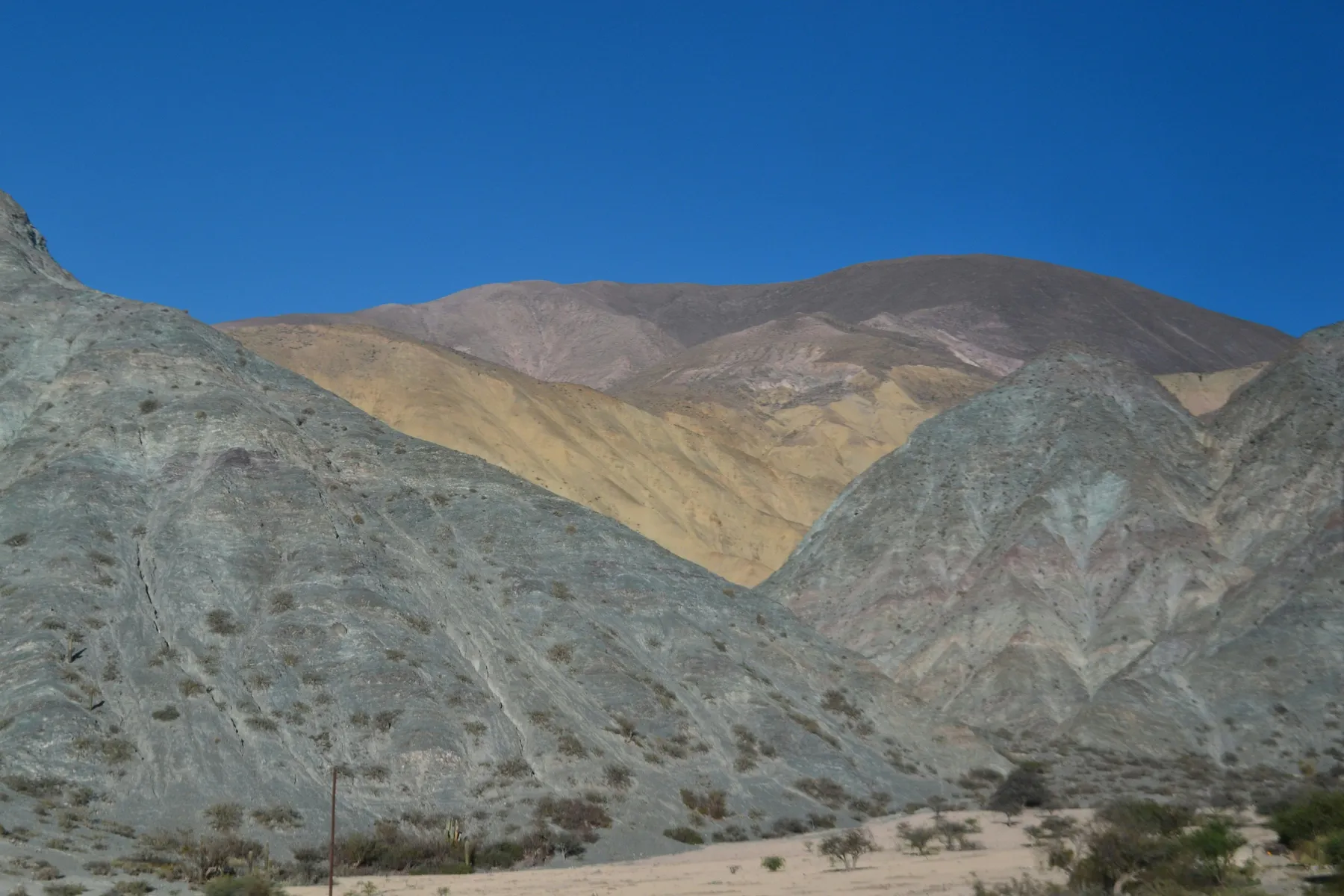 Mountain formations near Purmamarca